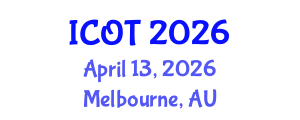 International Conference on Orthopedics and Traumatology (ICOT) April 13, 2026 - Melbourne, Australia International Conference on Orthopedics and Traumatology (ICOT) April 13, 2026 - Melbourne, Australia