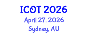 International Conference on Orthopedics and Traumatology (ICOT) April 27, 2026 - Sydney, Australia International Conference on Orthopedics and Traumatology (ICOT) April 27, 2026 - Sydney, Australia