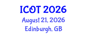 International Conference on Orthopedics and Traumatology (ICOT) August 21, 2026 - Edinburgh, United Kingdom International Conference on Orthopedics and Traumatology (ICOT) August 21, 2026 - Edinburgh, United Kingdom