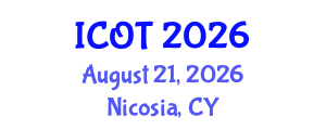International Conference on Orthopedics and Traumatology (ICOT) August 21, 2026 - Nicosia, Cyprus International Conference on Orthopedics and Traumatology (ICOT) August 21, 2026 - Nicosia, Cyprus
