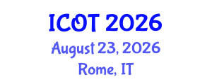 International Conference on Orthopedics and Traumatology (ICOT) August 23, 2026 - Rome, Italy International Conference on Orthopedics and Traumatology (ICOT) August 23, 2026 - Rome, Italy
