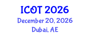 International Conference on Orthopedics and Traumatology (ICOT) December 20, 2026 - Dubai, United Arab Emirates International Conference on Orthopedics and Traumatology (ICOT) December 20, 2026 - Dubai, United Arab Emirates