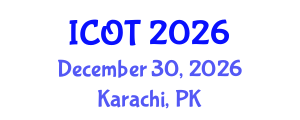 International Conference on Orthopedics and Traumatology (ICOT) December 30, 2026 - Karachi, Pakistan International Conference on Orthopedics and Traumatology (ICOT) December 30, 2026 - Karachi, Pakistan