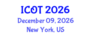 International Conference on Orthopedics and Traumatology (ICOT) December 09, 2026 - New York, United States International Conference on Orthopedics and Traumatology (ICOT) December 09, 2026 - New York, United States