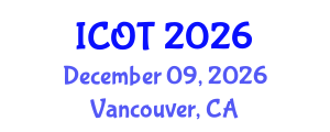 International Conference on Orthopedics and Traumatology (ICOT) December 09, 2026 - Vancouver, Canada