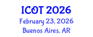 International Conference on Orthopedics and Traumatology (ICOT) February 23, 2026 - Buenos Aires, Argentina
