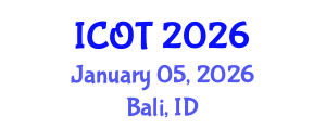 International Conference on Orthopedics and Traumatology (ICOT) January 05, 2026 - Bali, Indonesia