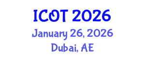 International Conference on Orthopedics and Traumatology (ICOT) January 26, 2026 - Dubai, United Arab Emirates