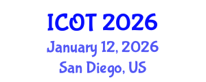 International Conference on Orthopedics and Traumatology (ICOT) January 12, 2026 - San Diego, United States International Conference on Orthopedics and Traumatology (ICOT) January 12, 2026 - San Diego, United States