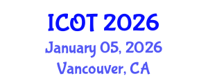 International Conference on Orthopedics and Traumatology (ICOT) January 05, 2026 - Vancouver, Canada