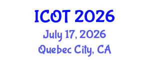 International Conference on Orthopedics and Traumatology (ICOT) July 17, 2026 - Quebec City, Canada