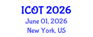 International Conference on Orthopedics and Traumatology (ICOT) June 01, 2026 - New York, United States International Conference on Orthopedics and Traumatology (ICOT) June 01, 2026 - New York, United States