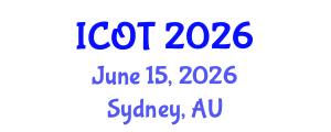 International Conference on Orthopedics and Traumatology (ICOT) June 15, 2026 - Sydney, Australia International Conference on Orthopedics and Traumatology (ICOT) June 15, 2026 - Sydney, Australia