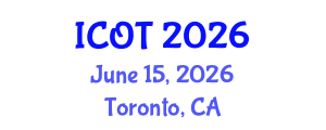International Conference on Orthopedics and Traumatology (ICOT) June 15, 2026 - Toronto, Canada