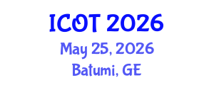 International Conference on Orthopedics and Traumatology (ICOT) May 25, 2026 - Batumi, Georgia International Conference on Orthopedics and Traumatology (ICOT) May 25, 2026 - Batumi, Georgia