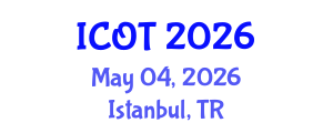 International Conference on Orthopedics and Traumatology (ICOT) May 04, 2026 - Istanbul, Turkey International Conference on Orthopedics and Traumatology (ICOT) May 04, 2026 - Istanbul, Turkey