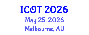 International Conference on Orthopedics and Traumatology (ICOT) May 25, 2026 - Melbourne, Australia International Conference on Orthopedics and Traumatology (ICOT) May 25, 2026 - Melbourne, Australia