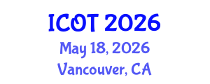 International Conference on Orthopedics and Traumatology (ICOT) May 18, 2026 - Vancouver, Canada International Conference on Orthopedics and Traumatology (ICOT) May 18, 2026 - Vancouver, Canada