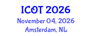 International Conference on Orthopedics and Traumatology (ICOT) November 04, 2026 - Amsterdam, Netherlands International Conference on Orthopedics and Traumatology (ICOT) November 04, 2026 - Amsterdam, Netherlands