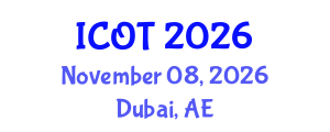 International Conference on Orthopedics and Traumatology (ICOT) November 08, 2026 - Dubai, United Arab Emirates International Conference on Orthopedics and Traumatology (ICOT) November 08, 2026 - Dubai, United Arab Emirates