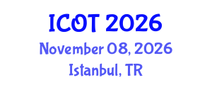 International Conference on Orthopedics and Traumatology (ICOT) November 08, 2026 - Istanbul, Turkey International Conference on Orthopedics and Traumatology (ICOT) November 08, 2026 - Istanbul, Turkey