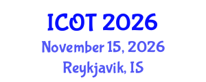 International Conference on Orthopedics and Traumatology (ICOT) November 15, 2026 - Reykjavik, Iceland International Conference on Orthopedics and Traumatology (ICOT) November 15, 2026 - Reykjavik, Iceland