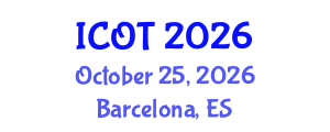 International Conference on Orthopedics and Traumatology (ICOT) October 25, 2026 - Barcelona, Spain International Conference on Orthopedics and Traumatology (ICOT) October 25, 2026 - Barcelona, Spain