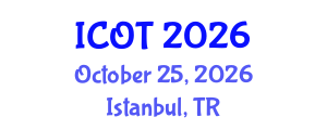 International Conference on Orthopedics and Traumatology (ICOT) October 25, 2026 - Istanbul, Turkey International Conference on Orthopedics and Traumatology (ICOT) October 25, 2026 - Istanbul, Turkey