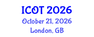 International Conference on Orthopedics and Traumatology (ICOT) October 21, 2026 - London, United Kingdom International Conference on Orthopedics and Traumatology (ICOT) October 21, 2026 - London, United Kingdom