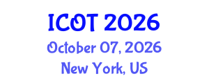 International Conference on Orthopedics and Traumatology (ICOT) October 07, 2026 - New York, United States International Conference on Orthopedics and Traumatology (ICOT) October 07, 2026 - New York, United States