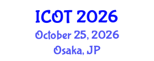 International Conference on Orthopedics and Traumatology (ICOT) October 25, 2026 - Osaka, Japan International Conference on Orthopedics and Traumatology (ICOT) October 25, 2026 - Osaka, Japan