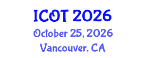 International Conference on Orthopedics and Traumatology (ICOT) October 25, 2026 - Vancouver, Canada International Conference on Orthopedics and Traumatology (ICOT) October 25, 2026 - Vancouver, Canada