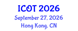 International Conference on Orthopedics and Traumatology (ICOT) September 27, 2026 - Hong Kong, China International Conference on Orthopedics and Traumatology (ICOT) September 27, 2026 - Hong Kong, China