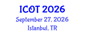 International Conference on Orthopedics and Traumatology (ICOT) September 27, 2026 - Istanbul, Turkey International Conference on Orthopedics and Traumatology (ICOT) September 27, 2026 - Istanbul, Turkey