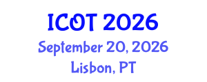 International Conference on Orthopedics and Traumatology (ICOT) September 20, 2026 - Lisbon, Portugal International Conference on Orthopedics and Traumatology (ICOT) September 20, 2026 - Lisbon, Portugal