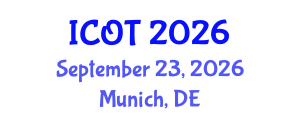 International Conference on Orthopedics and Traumatology (ICOT) September 23, 2026 - Munich, Germany International Conference on Orthopedics and Traumatology (ICOT) September 23, 2026 - Munich, Germany