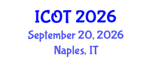 International Conference on Orthopedics and Traumatology (ICOT) September 20, 2026 - Naples, Italy International Conference on Orthopedics and Traumatology (ICOT) September 20, 2026 - Naples, Italy