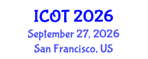 International Conference on Orthopedics and Traumatology (ICOT) September 27, 2026 - San Francisco, United States International Conference on Orthopedics and Traumatology (ICOT) September 27, 2026 - San Francisco, United States
