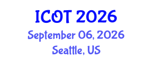 International Conference on Orthopedics and Traumatology (ICOT) September 06, 2026 - Seattle, United States International Conference on Orthopedics and Traumatology (ICOT) September 06, 2026 - Seattle, United States