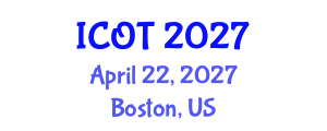 International Conference on Orthopedics and Traumatology (ICOT) April 22, 2027 - Boston, United States