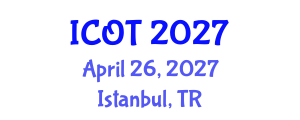 International Conference on Orthopedics and Traumatology (ICOT) April 26, 2027 - Istanbul, Turkey International Conference on Orthopedics and Traumatology (ICOT) April 26, 2027 - Istanbul, Turkey