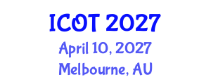 International Conference on Orthopedics and Traumatology (ICOT) April 10, 2027 - Melbourne, Australia International Conference on Orthopedics and Traumatology (ICOT) April 10, 2027 - Melbourne, Australia