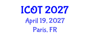 International Conference on Orthopedics and Traumatology (ICOT) April 19, 2027 - Paris, France International Conference on Orthopedics and Traumatology (ICOT) April 19, 2027 - Paris, France