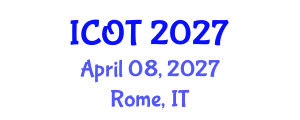 International Conference on Orthopedics and Traumatology (ICOT) April 08, 2027 - Rome, Italy