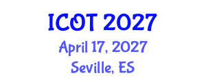 International Conference on Orthopedics and Traumatology (ICOT) April 17, 2027 - Seville, Spain International Conference on Orthopedics and Traumatology (ICOT) April 17, 2027 - Seville, Spain