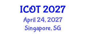 International Conference on Orthopedics and Traumatology (ICOT) April 24, 2027 - Singapore, Singapore International Conference on Orthopedics and Traumatology (ICOT) April 24, 2027 - Singapore, Singapore