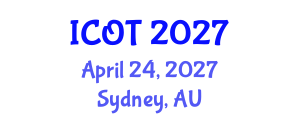 International Conference on Orthopedics and Traumatology (ICOT) April 24, 2027 - Sydney, Australia International Conference on Orthopedics and Traumatology (ICOT) April 24, 2027 - Sydney, Australia