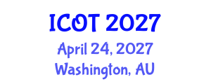 International Conference on Orthopedics and Traumatology (ICOT) April 24, 2027 - Washington, Australia International Conference on Orthopedics and Traumatology (ICOT) April 24, 2027 - Washington, Australia
