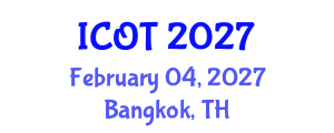 International Conference on Orthopedics and Traumatology (ICOT) February 04, 2027 - Bangkok, Thailand International Conference on Orthopedics and Traumatology (ICOT) February 04, 2027 - Bangkok, Thailand