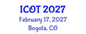 International Conference on Orthopedics and Traumatology (ICOT) February 17, 2027 - Bogota, Colombia International Conference on Orthopedics and Traumatology (ICOT) February 17, 2027 - Bogota, Colombia